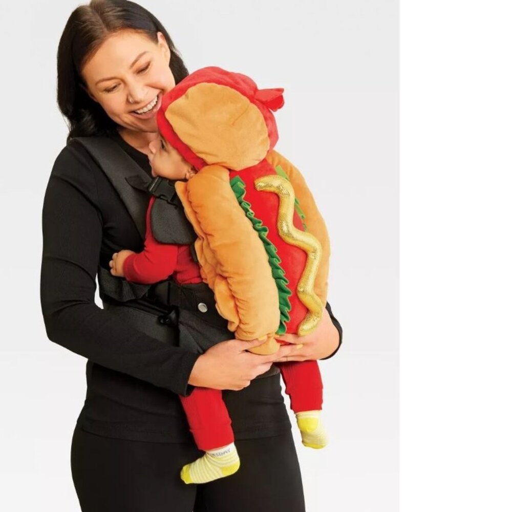 Hotdog Cover & Hat Plush 2 Pc Halloween Costume 6-24 mths